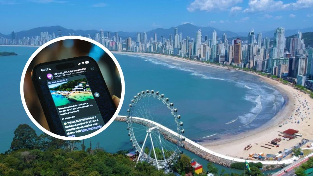Receba notícias de Balneário Camboriú no WhatsApp; entre no grupo do ND Mais